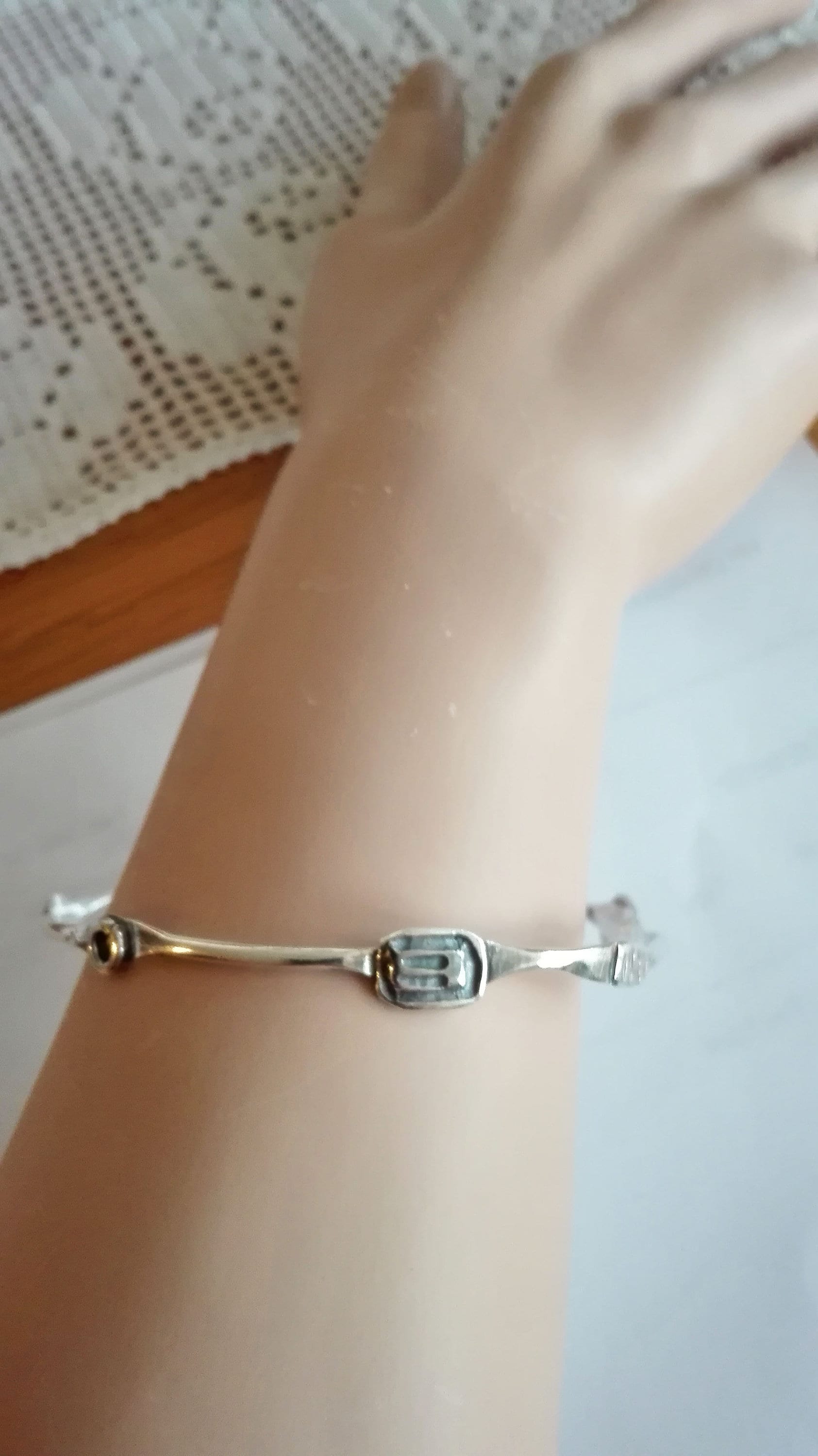 SILVER925 CIRCLE BANGLE/シルバー/ブレスレット/バングル Solid 925 Sterling Silver Circle Shape Bangle Bracelet 5mm