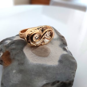 Handcrafted Gold Filled Infinity Ring: Everlasting Love Jewelry