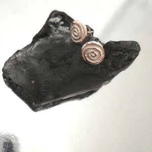 Spiral Earrings, Spiral Studs, Small Silver Earrings, Sterling Post Earrings, Round Studs, Silver Earrings, Circle Studs, Everyday Jewelry