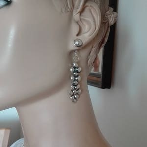 Silver Hammered Earrings, Unique Dangle Drops,Long Sterling Earrings,Hammered Dangles,Hammered Drops,Hammered Earrings,Unique Silver Drops