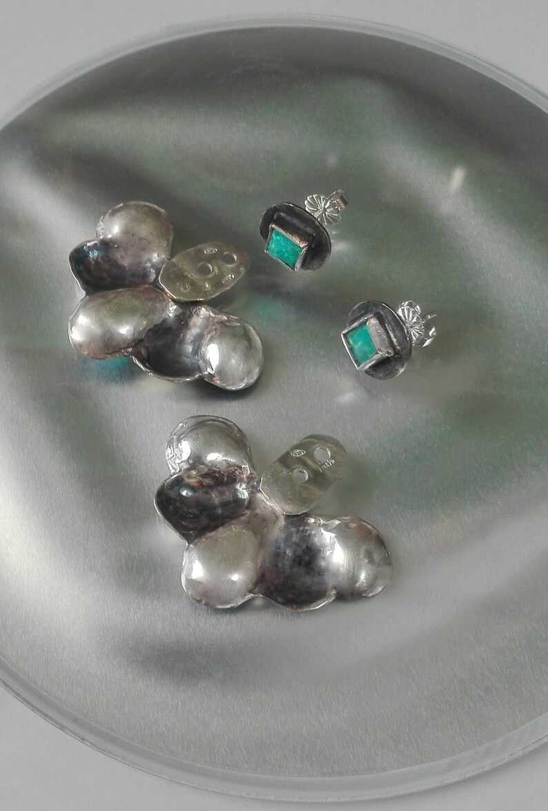 Opal Earrings Bohemian Ear Jackets Opal Jewelry Bohemian Etsy