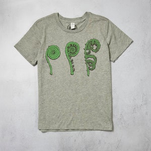 SALE Fiddlehead Womens shirt - gift for her vermont gift womens tshirt