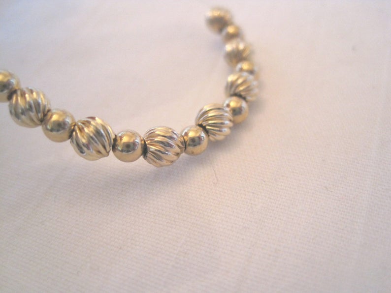 50 14 karat gold filled corrugated beads-3mm-50 beads 1420