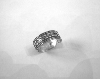 sterling silver toe ring