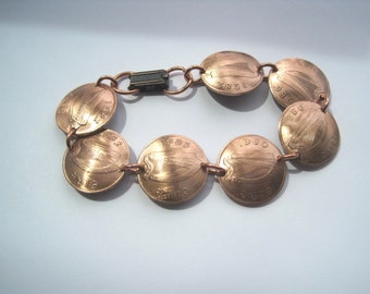 Lucky Irish penny coin bracelet-nicely domed-free shipping