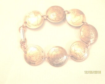 Indian Head Penny bracelet-antique!