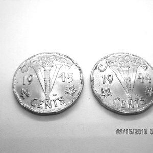 Old Canadian V-Nickel cuff links-free shipping