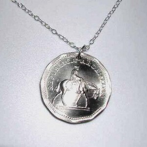 Argentina Cowboy coin necklace