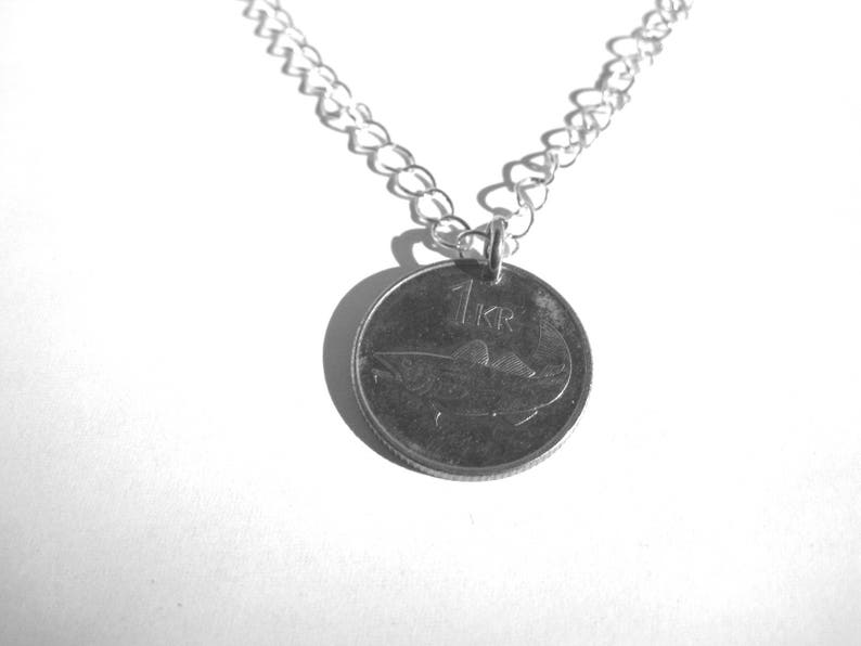 Iceland Hairy Viking coin necklace