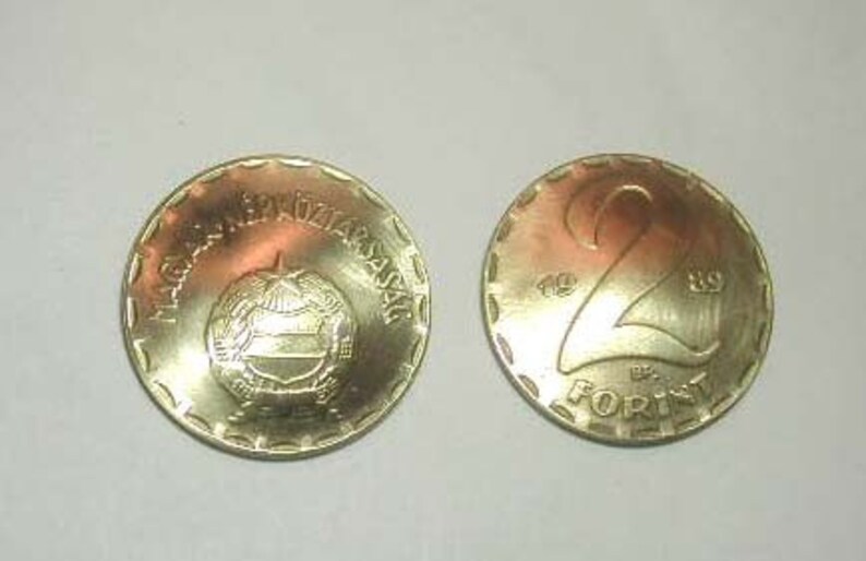 Hungarian 2 forint cuff links image 1