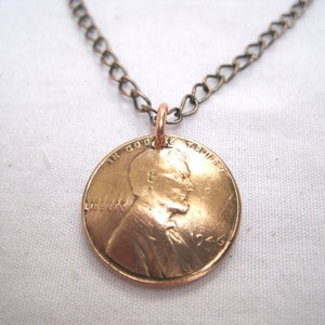 Antique Wheat Penny necklace