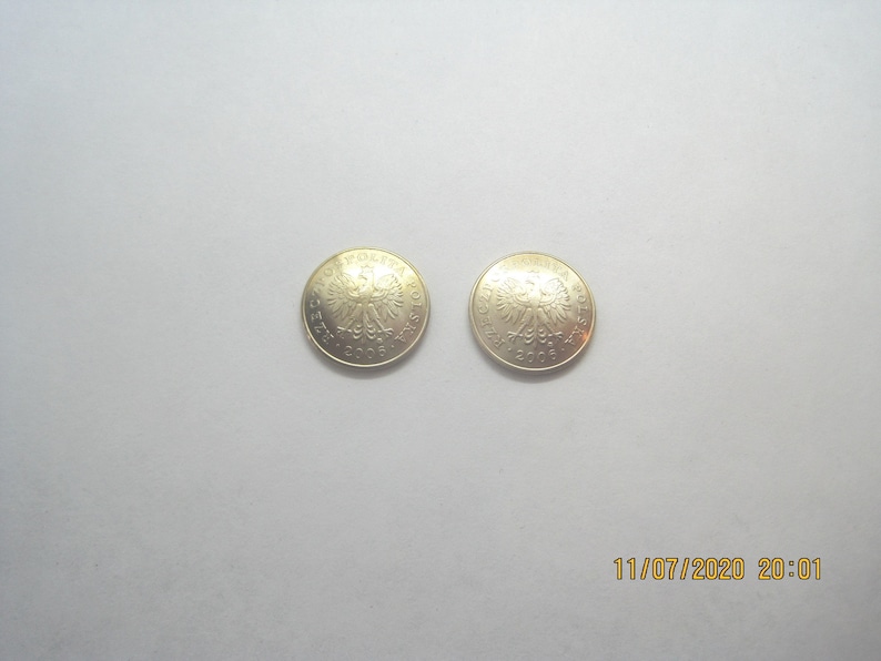 uncirculated coins Golden Polish Eagle cuff links-beautiful