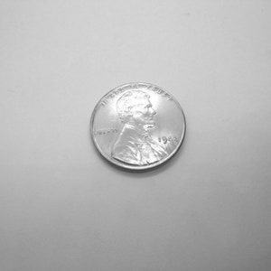 WWII Steel Penny tie tack/lapel pin-nicely domed