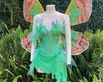 Woodland Greenery Fairy Dress