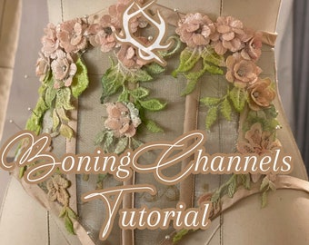 Sheer Corset Boning Channels Tutorial