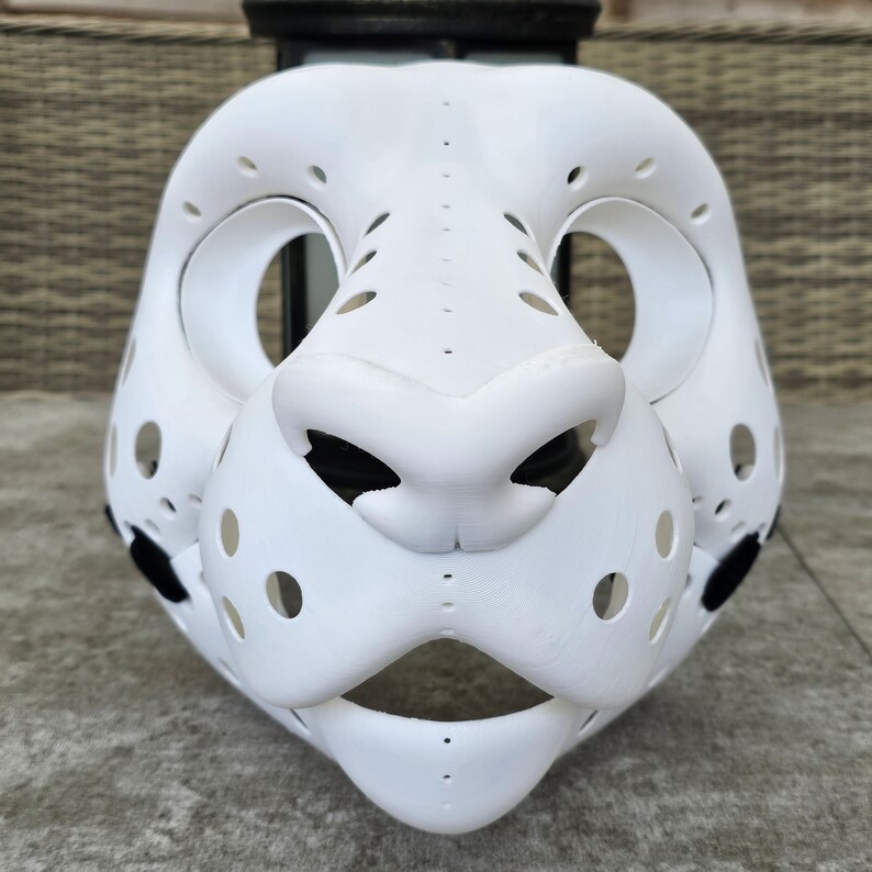 Lion Toony Style Fursuit Head Base Set: Eyes, Moving Jaw, Nose and ...