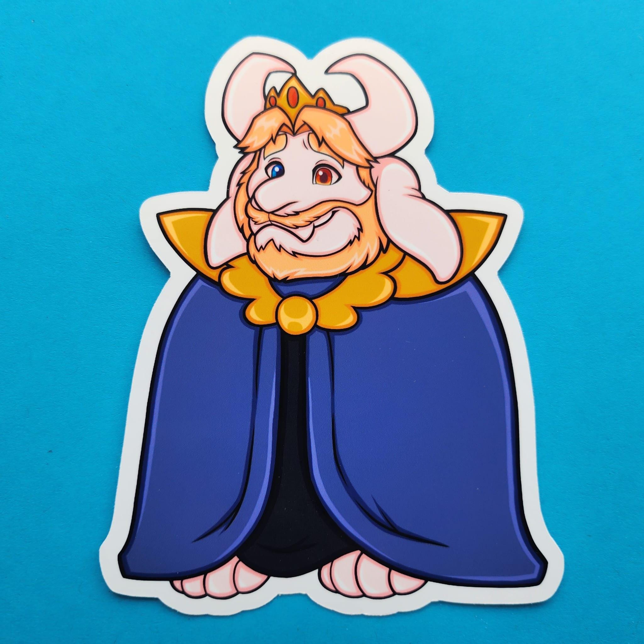 undertale Asgore Dreemurr sticker