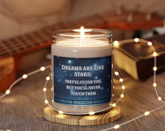 Los sueños son como estrellas regalo de vela / regalo de graduación divertido / regalo de papá / regalo de hermana / regalo de mamá / regalo de hermano / vela divertida / regalo de mordaza