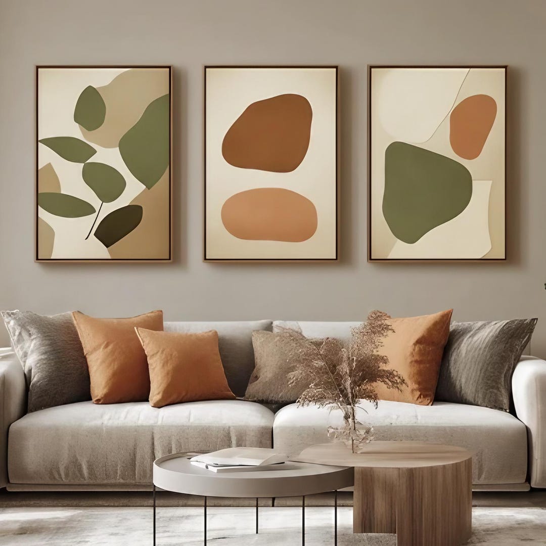 Printable Modern Minimal Neutral Gallery Wall Art Bedroom Living Room ...