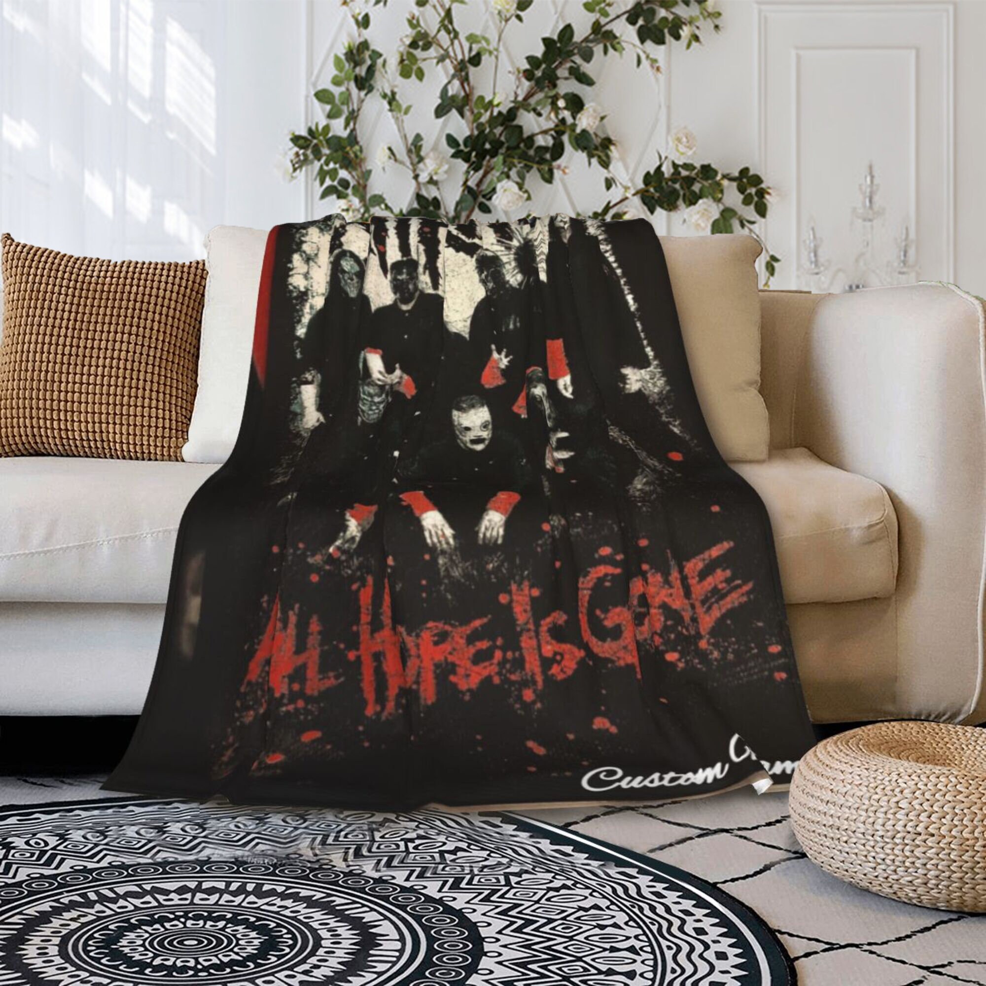 Metallica Blanket Etsy