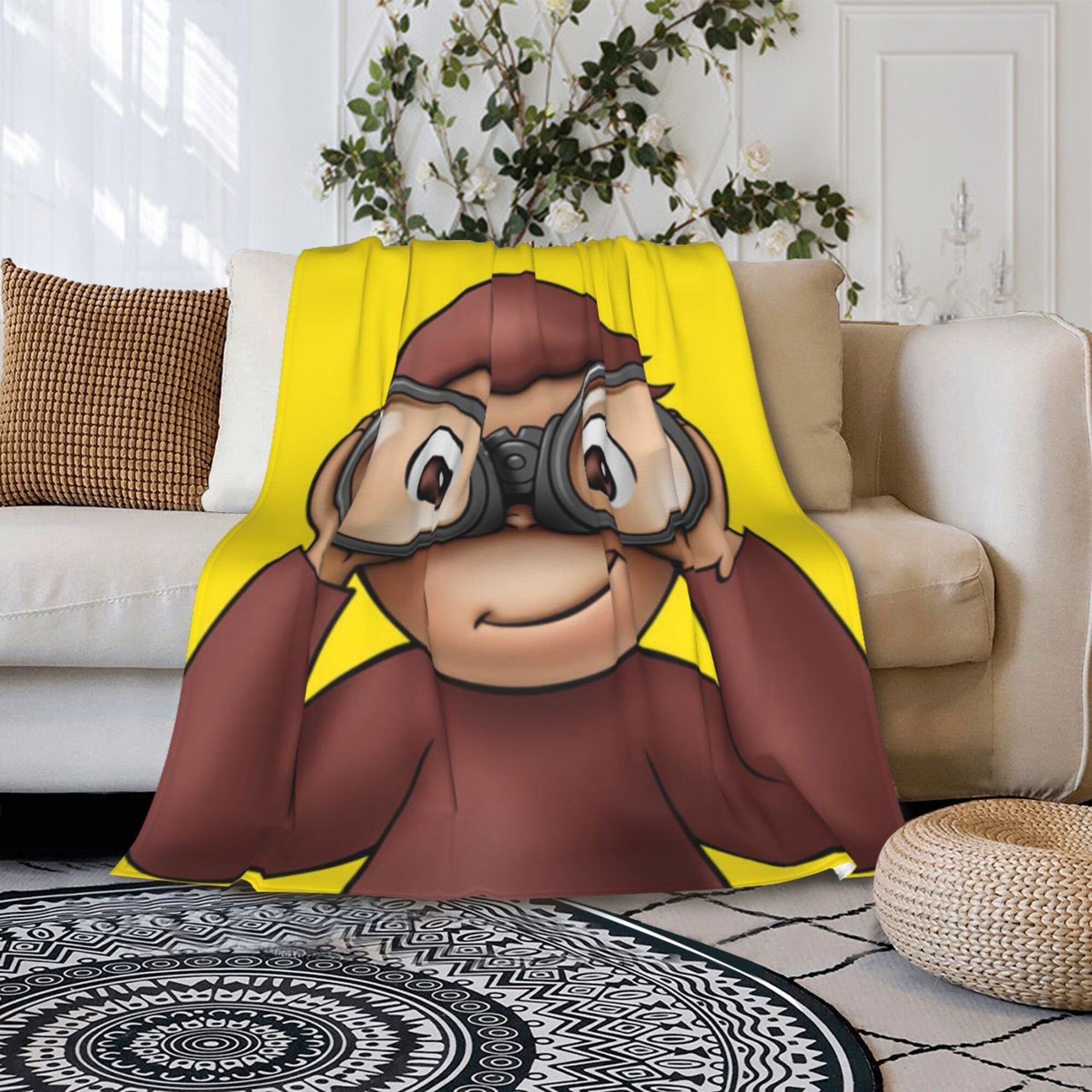 Curious george blanket sale
