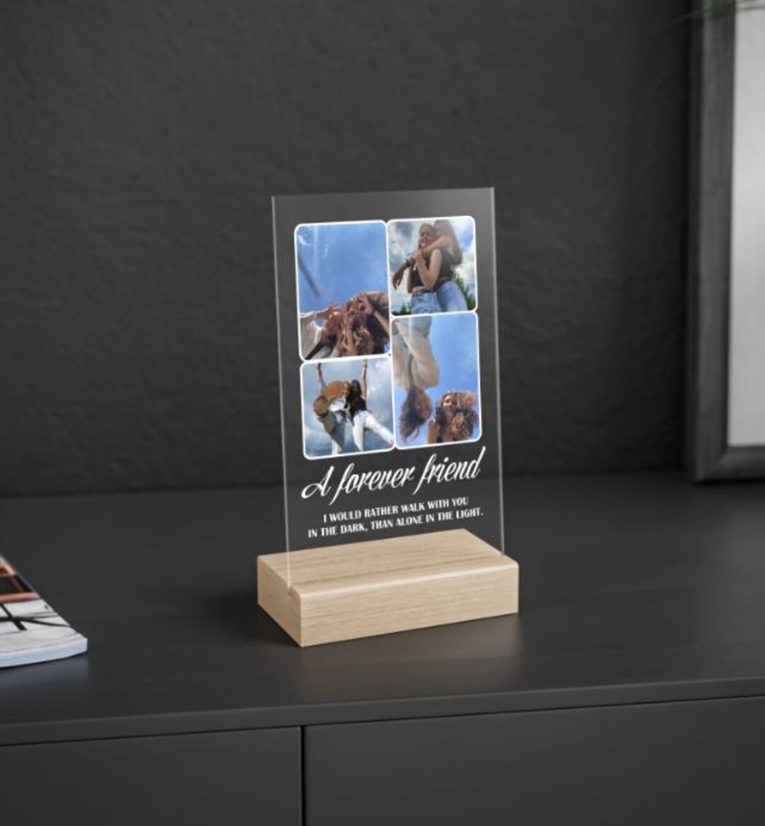 Picture Frame Plaque Examples Acrylic Photo Plaque With Personalised Text Custom Acrylic Photo Plaque ...