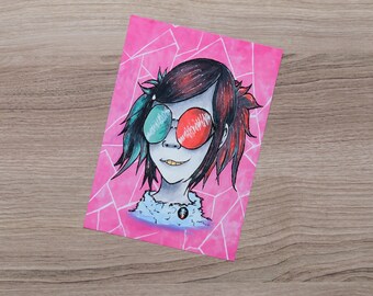 Gorillaz Kong Studios - Phase 1 - Skull -noodle - 2-D