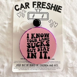 Funny Bad Driving Car Freshie