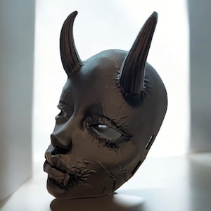 Oni Japanese Mask | Female Demon Mask DIY