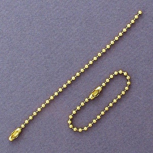 Gold tone ball key chains 50 pieces image 1