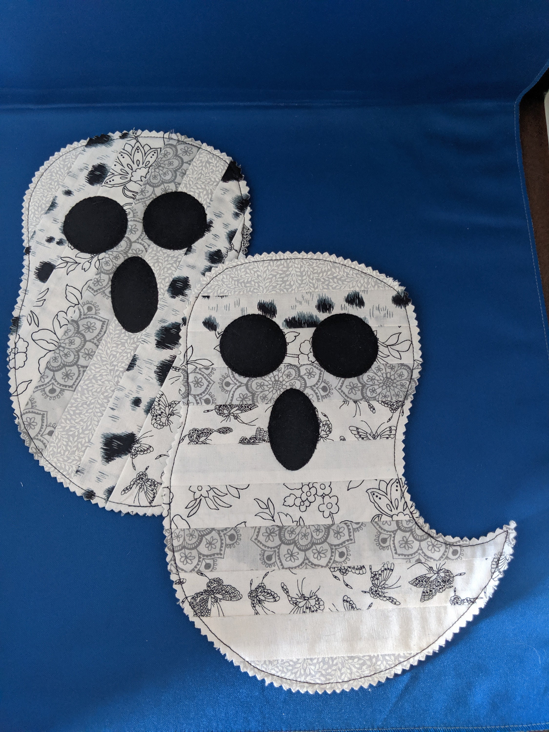 Gothic Mug Rug Ghost Mug Rug - Etsy