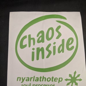 Chaos Inside Vinyl Decal