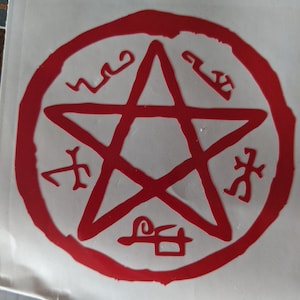 Demon/Devil Trap Vinyl Decal