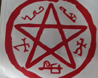 Demon/Devil Trap Vinyl Decal