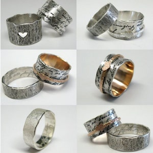 Juliet Spinner Ring in Sterling Silver and Gold image 5