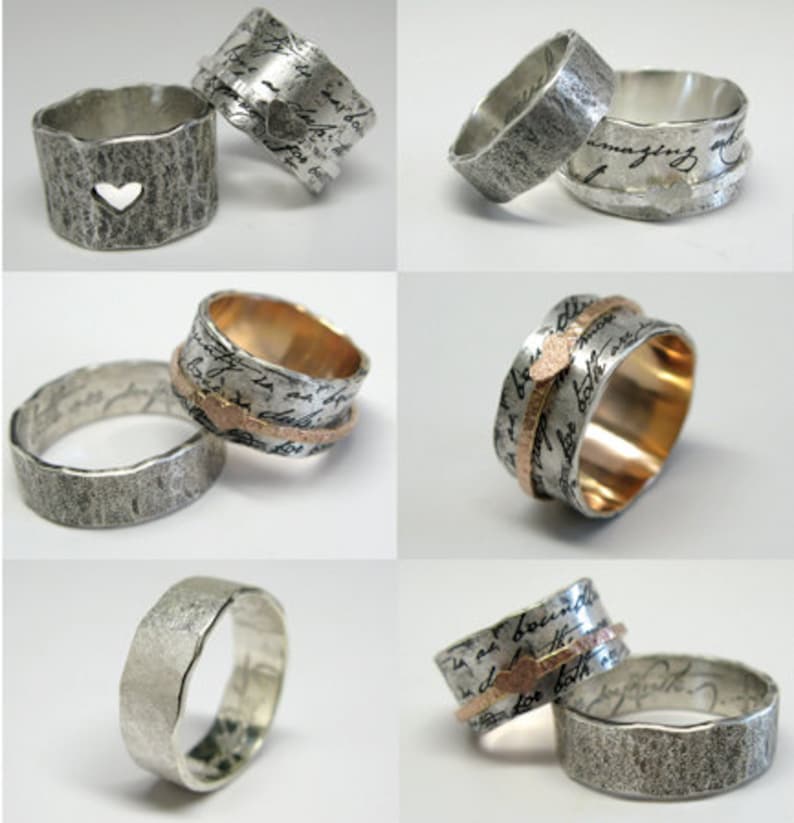 Juliet Spinner Ring in Sterling Silver and Gold image 5