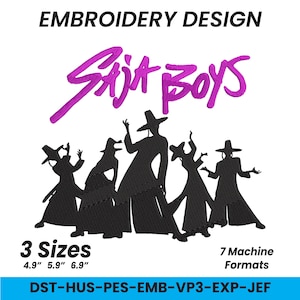 Kpop Saja Boys Embroidery Design, Demon Hunters Embroidery Pattern, Huntrix PES DST EMB, Anime Lovers Gift, Kpop Embroidery File, Soda Pop