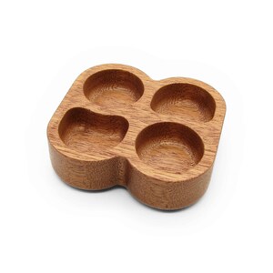 Lillian Modern Wood Catchall Tray - Reclaimed African Mahogany - Bio-Based Finish - Rectangular Wooden Valet Tray, Key Holder, Hardwood Bowl