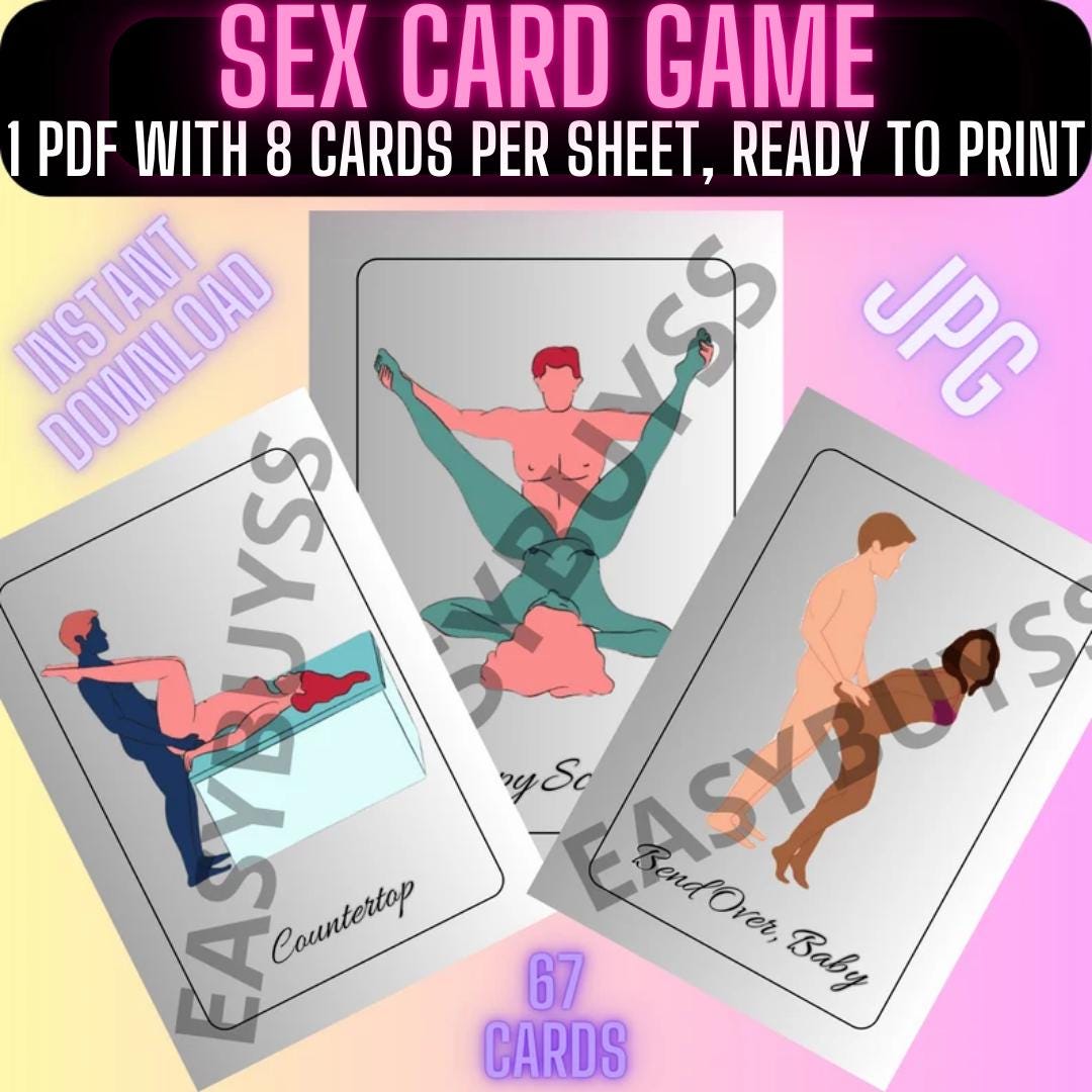 Printable Sex Game - Etsy UK