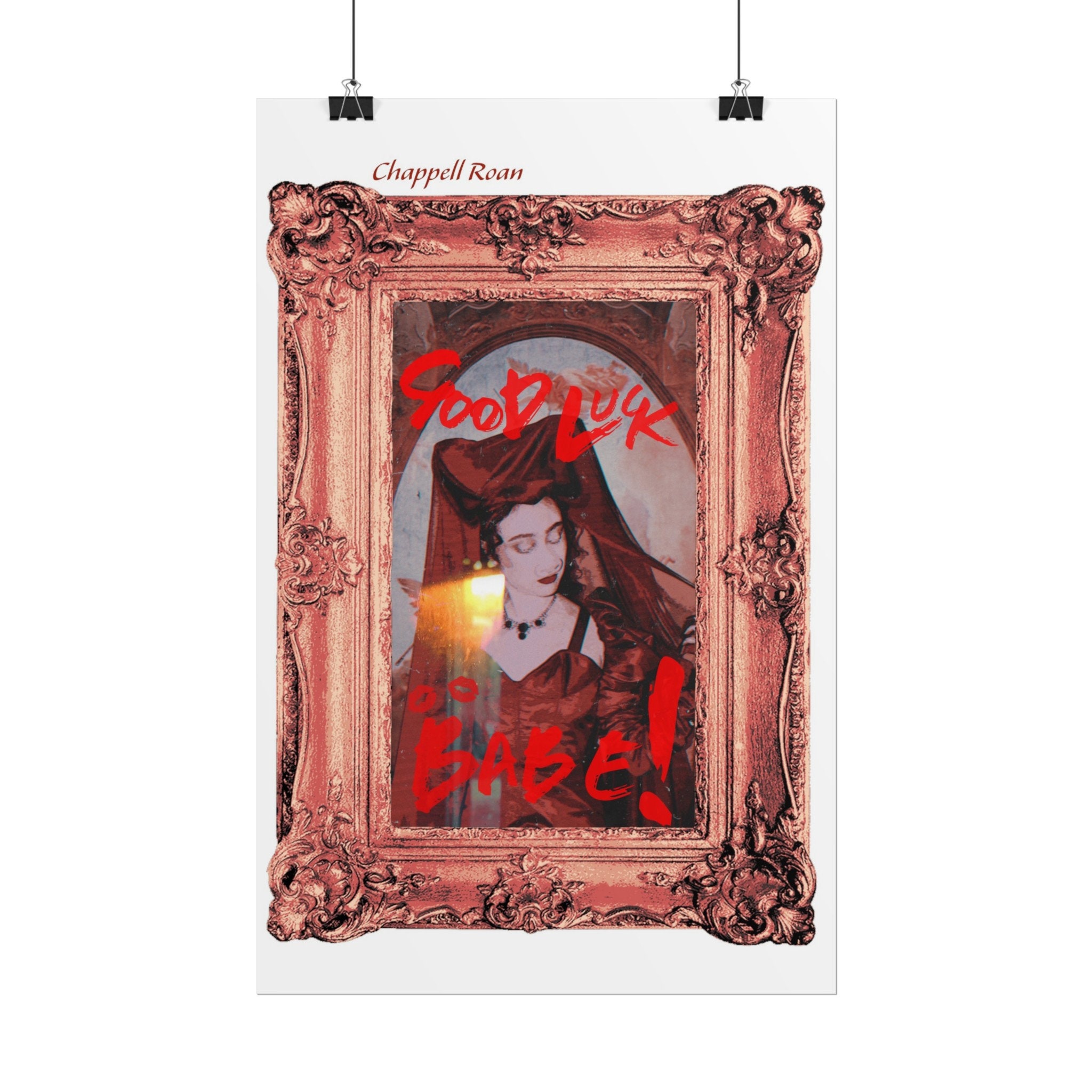 Chappell Roan Good Luck, Babe Poster - Etsy