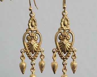 Crotalia Style Ohrringe Römische Antike Historische Reproduktion Schmuck Gladiator Style