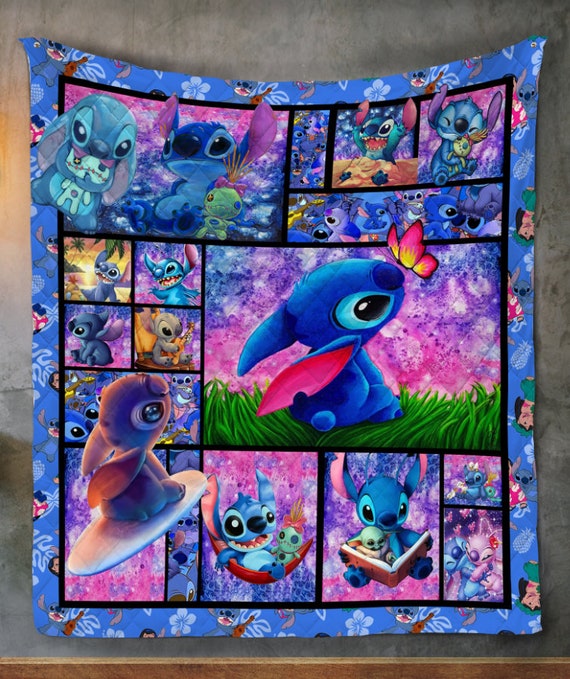 Personalized Stitch Ohana Lilo and Stitch Characters Quilt - Etsy