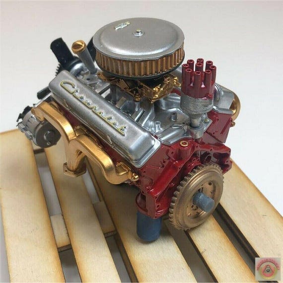 Chevrolet 327 Small Block V8 Engine Resin Print UNPAINTED - Etsy