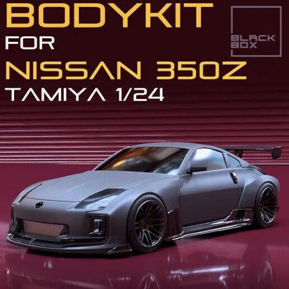 Nissan 350Z Widebody Kit Resin Scale Model Cars for Tamiya