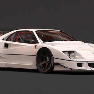 Ferrari F40 Liberty Walk LBWK widebody-kit harsprint ONGEVERFD - Etsy ...