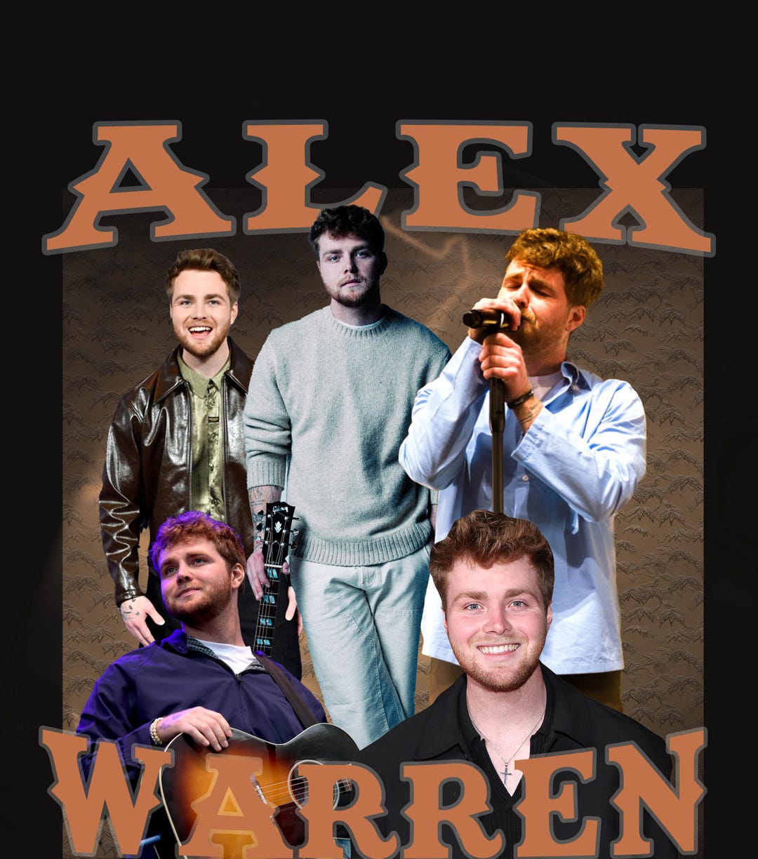Alex Warren Coluring ALEX WARREN T Shirt Design PNG Instant Download 300 Dpi Png - Etsy