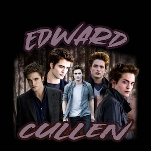 Projekt koszulki EDWARD CULLEN PNG Natychmiastowe pobranie 300 dpi png