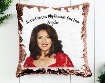 personalised Jane McDonald  Cushion MAGIC SEQUIN