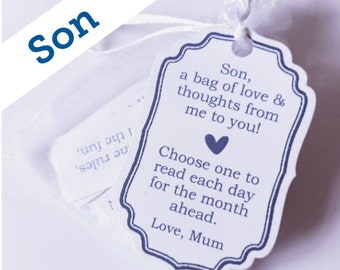 Positivity Gifts, Son Birthday Gift, Son Quotes Gift, FREE UK shipping, Gifts for Men