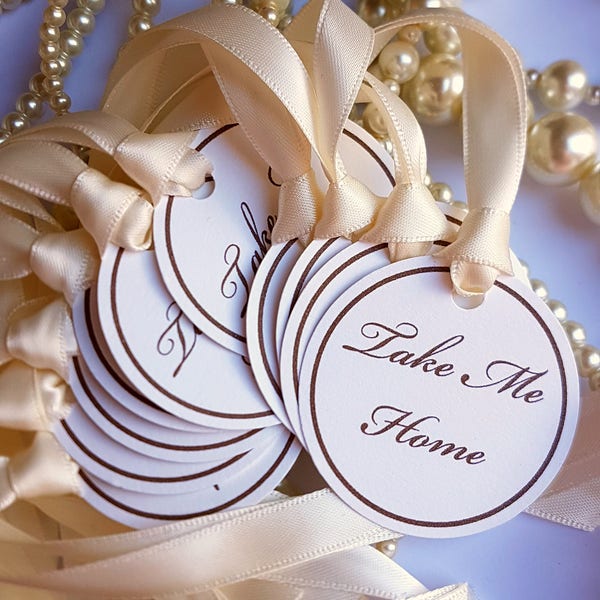 Wedding Favours, Jam Jar Tags, Food Labels, Wedding Favours, Drink Me Tags, Eat Me Tags, Take me home tag, end of night favour